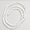 Moonstone Beads on Thread, (Synthetic Opalite), 4 mm diameter, 37 cm length
