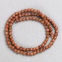 Adventurine Beads "Golden Sand" on Thread Smooth Round Bead, 4mm Diameter, 37cm+ Length