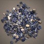 Sodalite Chip Without Hole for Decoration d 12x7-7x5mm ± 100 grams