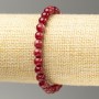 Stretch Bracelet Turquoise (imitation acrylic) smooth bead, diameter 6.5 mm±, length 18 cm±