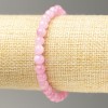 Stretch Bracelet Strawberry Quartz (artificial acrylic) smooth bead d 6.5 mm±, length 18 cm±