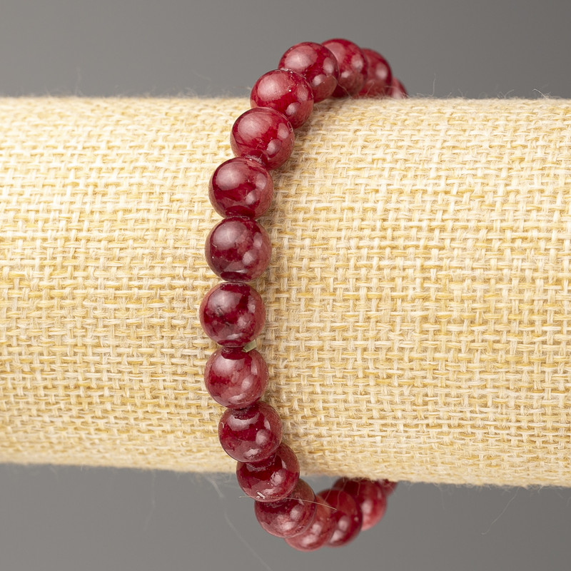 Tourmaline Bracelet (artificial acrylic), 8mm diameter ±, 18cm length ± smooth beads on elastic