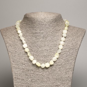 Onyx Bead Necklace, faceted, diameter 5×8-10mm, length 50cm