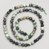 Chrysocolla Beads, Faceted Stone on Thread, 5 mm Diameter, 38 cm+ Length