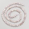 Kunzite Beads, Faceted Round Beads on Thread, 4.5-5+ mm diameter, 38 cm+ length