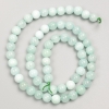 Larimar Stone Beads smooth rounds on thread, diameter 6mm+-, length 38cm+-