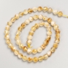 Natural Citrine Beads Faceted Round on Thread, 6.5mm Diameter, 39cm Length