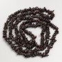 Garnet Beads Chip on a Long Thread, 7x2 mm ±, 90 cm ±