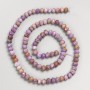 Phosphosiderite Beads, Faceted Rondelles on String, 5×3.5 mm, about 39 cm