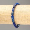 Lapis Lazuli Stone Bracelet on Elastic Band 9x6.5mm, 18 cm+
