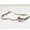 PANDORA Bracelet Base 19cm with Clip Clasp and Logo