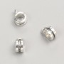 Bail bail headpin, diameter 6×4×9 mm, hole diameter 3.7 mm, packaging 20 g ± 53 pcs