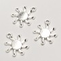 Pendant Findings Sun, diameter 19x16 packaging 21 pcs+- 20 grams