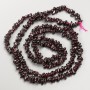 Garnet Beads Natural Stone Chip, diameter 5×3mm±, length 80cm± on thread