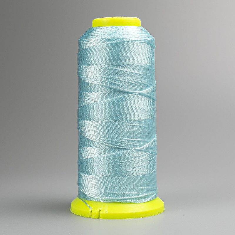 Turquoise Bobbin Thread, 0.3 mm diameter, nylon for crafts, 300 m