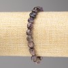 Charoite Stone Bead Bracelet, faceted, diameter 8x8mm± on elastic, length 18cm+