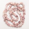 Turmaline Quartz Natural Stone Bead Fragment on Thread, 8x3mm±, 80cm± length