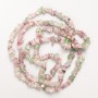 Quartz Beads Assorted Natural Stone Chip on Thread, 7x3 mm, 86 cm length