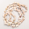Pink Opal Beads natural gemstone chips on thread, 9x4mm±, 80cm length ±