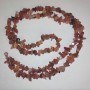 Carnelian Beads natural gemstone chip on thread, diameter 9x4mm, length 84cm +