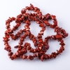 Red Jasper Natural Stone Beads on Strand, “Stone Chip”, 3-10mm, 85-90cm