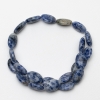 Sodalite Beads Natural Stone, Oval, 13×18×6mm, 40cm Strand