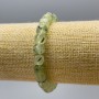 Bracelet Prehnite natural stone faceted cube, diameter 8mm±, length 18cm (stretch)