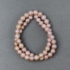 Peach Freshwater Pearls on a Thread, diameter 9x8mm±, length 40cm±