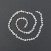 River Pearls with a Petrol (Gasoline) Hue on a Thread, 5.5×4.5 mm, diameter 5.5×4.5mm±, length 37 cm±