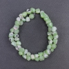 Toned sea-moss mother-of-pearl beads, faceted drop shape, 8x6mm, length 41cm on thread