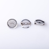 Price per Pack/10 pcs. Brooch Base, Diameter 1.9 cm