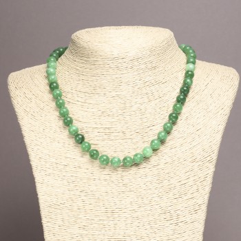 Chrysoprase Bead Necklace (individual) Smooth Round Beads, 8mm diameter ±, length 45cm ±