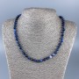 Sodalite Necklace with Smooth Beads, 6mm diameter ±, length 48cm ±