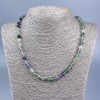 Natural Stone Bead Fluorite Smooth Ball, diameter 6.5mm±, length 52cm ±