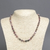Tourmaline Tumbled Bead Necklace, 7mm ± diameter, 45cm length