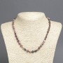 Tourmaline Tumbled Bead Necklace, 7mm ± diameter, 45cm length