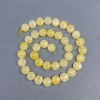 Citrine natural stone beads faceted coin, 10x6.5 mm, ±5 mm on thread, 39 cm length