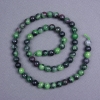 Zoisite Beads, Natural Stone, Smooth Round Bead, 6.5 mm ± on Thread, 40 cm Length