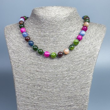 Assorted Beads - Smooth Sphere, diameter 10mm±, length 48cm ±