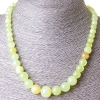 Onyx Bead Necklace, Graduated 6–14 mm Beads, 47 cm Length, No Clasp