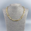 Natural Citrine Necklace with Faceted Round Beads, 6mm diameter, 48cm length