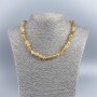 Necklace made of natural gemstone—Faceted Citrine Bead, 8.5 mm approx., length 48 cm approx.