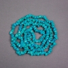 Turquoise Bead Chips on Thread Blue Turquoise Chips, diameter 7x6x4mm+-, thread length 78cm+-