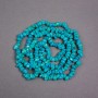 Turquoise Bead Chips on Thread Blue Turquoise Chips, diameter 7x6x4mm+-, thread length 78cm+-