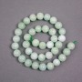 Amazonite Beads on Thread Natural Stone Smooth Sphere, diameter 10.5mm ±, length 38cm ±
