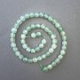 Jade Beads Natural Stone Faceted Cubes, 7x7mm diameter, 39cm length on thread