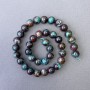 Chrysocolla Beads Natural Stone Smooth Sphere, 10mm Diameter, 39cm Length