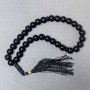 Chakras Shungite Beads (per piece) smooth sphere, diameter 12mm±, 33 beads, with inserts of Shungite