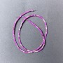 Purple Variscite Beads (pressed) faceted, 2×4mm diameter, total length 38cm on thread