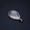 Rock Crystal Drop Pendant, 2.5x1.7cm (+/-)